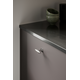 Bouton T villa T 50x34x20 zamac nickel 